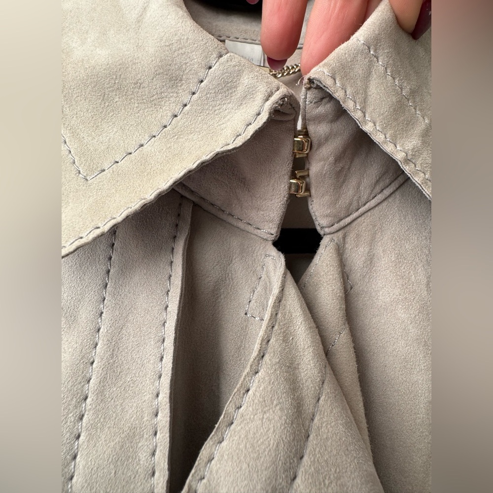 Hugo Boss, 100% Lamb, Leather Trench Coat - Picture 10 of 16